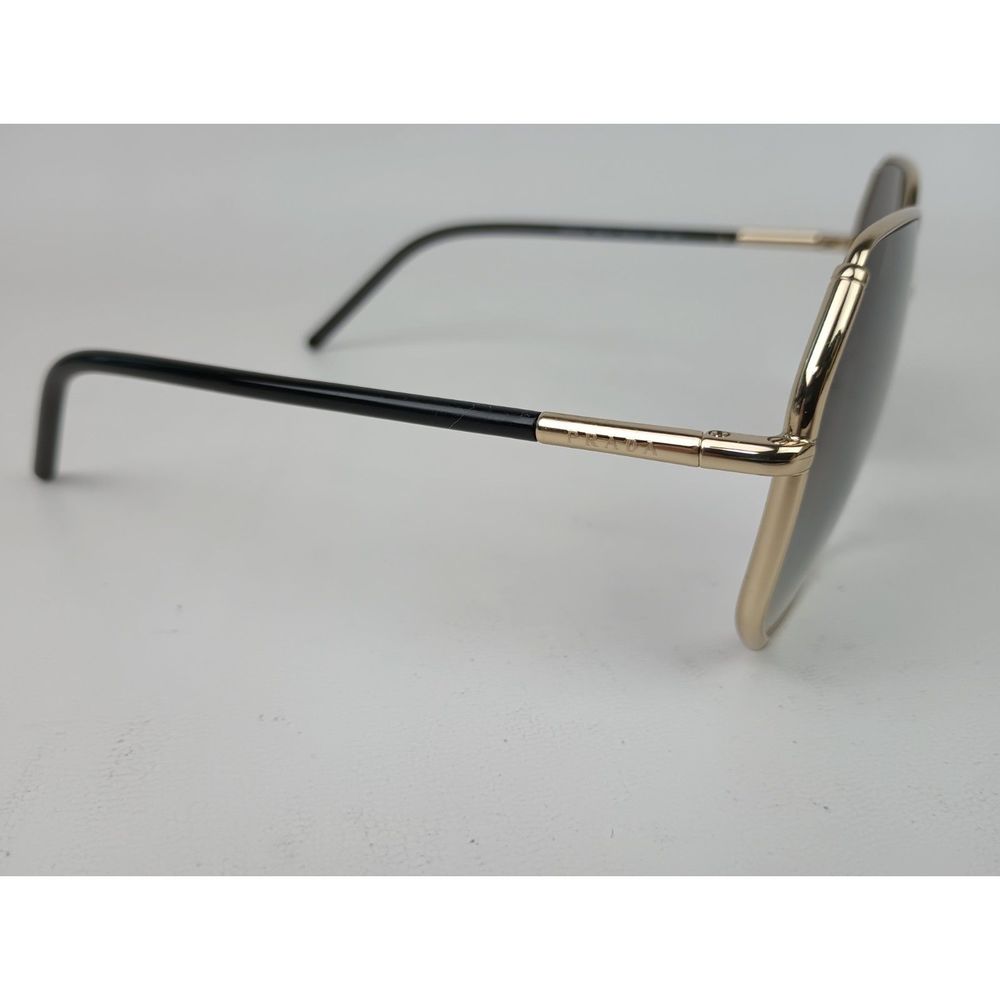 Prada Women's Pale Gold SPR 52W ZVN-0A7 Oversize Sunglasses - Picture 2 of 7